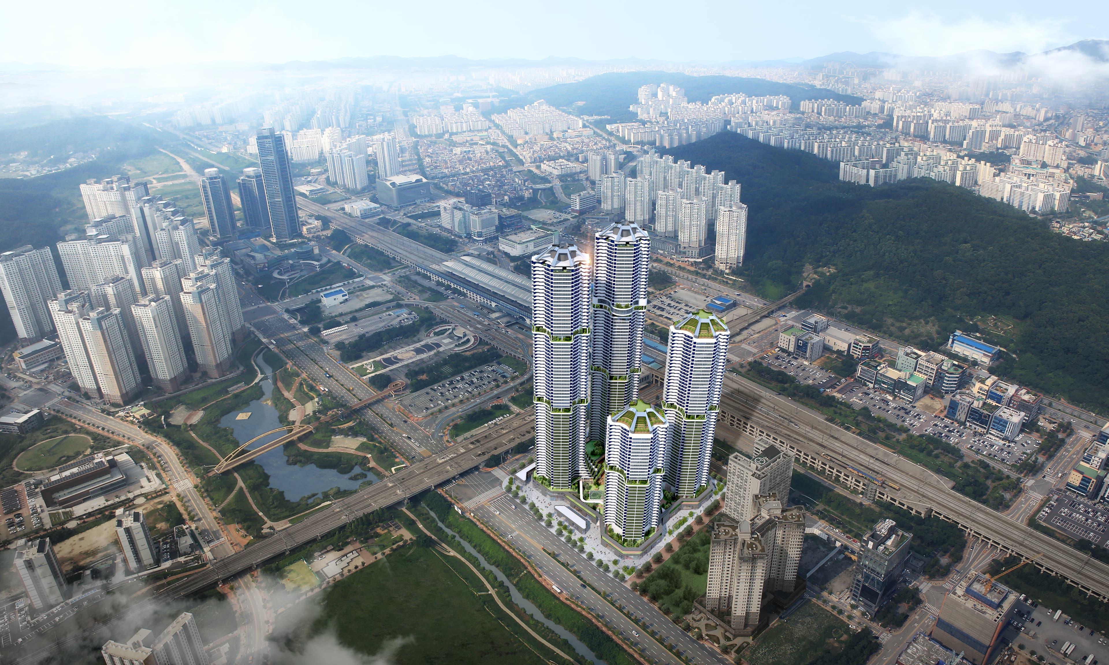 아산배방지구 타워형 주거